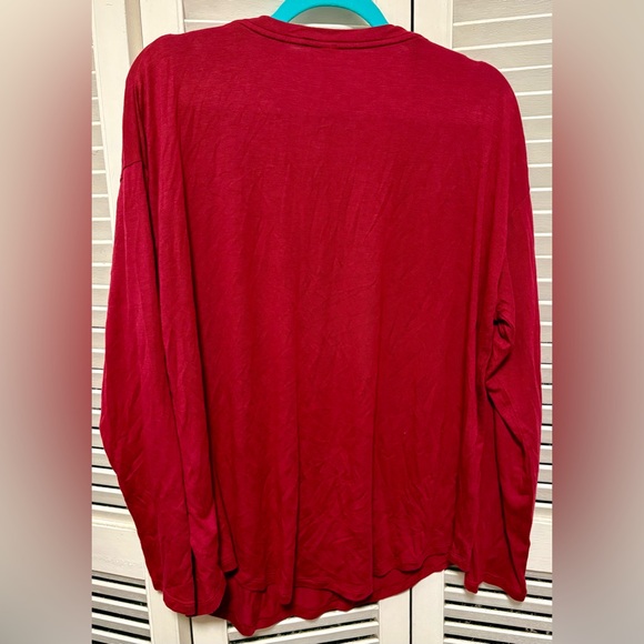 Athleta Elegant Red Women's Large Top - Picture 3 of 5